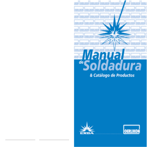 Manual soldadura y catalogo conceptos EXSA
