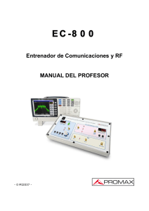 EC800 Entrenador de Comunicaciones y RF