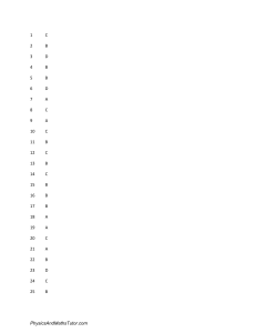 Plant Nutrition (Multiple Choice) MS