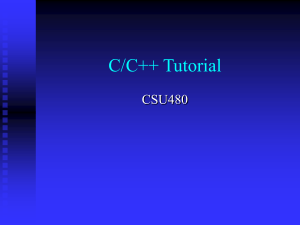 c++ tutorial