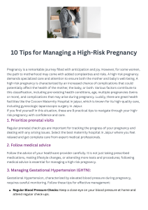 10 Tips for Managing a High-Risk Pregnancy (1)