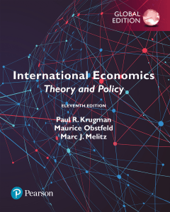 International-economics-theory-and-policy, Paul Krugman, Maurice Obstfeld, Marc Melitz, 11th edition