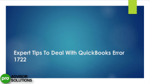 Troubleshoot QuickBooks Desktop Error Code 1722  Expert Solutions (2)
