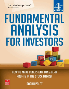 pdfcoffee.com fundamental-analysis-for-investors-pdf-free