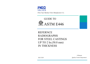 GUIDE TO ASTM E446