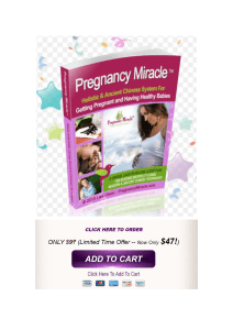 Pregnancy Miracle Review - Is it REALLY work for YOU?