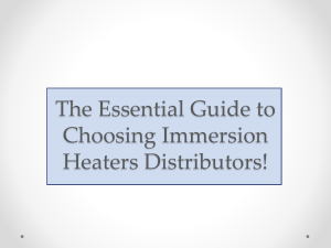 Immersion Heaters Distributors - 2