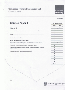 pdfcoffee.com primary-progression-test-stage-6-science-paper-1-pdf-free