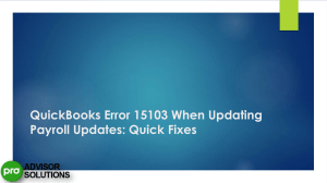 Troubleshoot QuickBooks Error 15103  When Updating Payroll Update Solutions