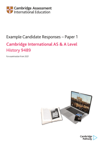 9489 Example Candidate Responses Paper 1