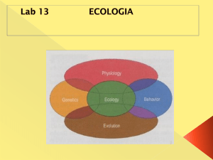 Lab 13 Ecologia