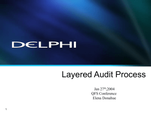 Layered Audit Process