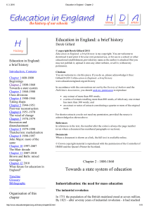 Education in England - Chapter 2