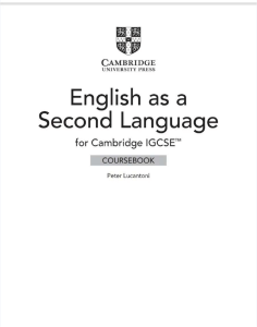 English Coursebook
