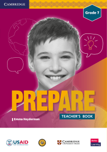 Grade 7 Prepare Teacher Book