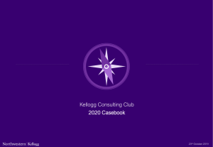 Kellogg Consulting Case Book 2020