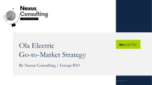 B10 GTM Strategy Template Ola Electric