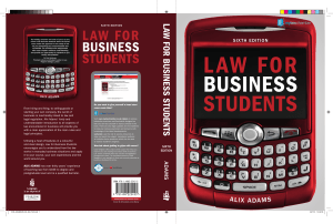 Alix Adams - Law for Business Students-Longman (2010)