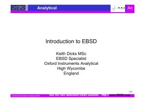 Introduction to EBSD
