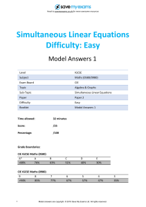 maths model-answers-demo