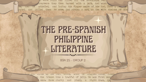 BSN-2-S-GROUP-2-REPORT-The-Pre-Spanish-Philippine-Literature