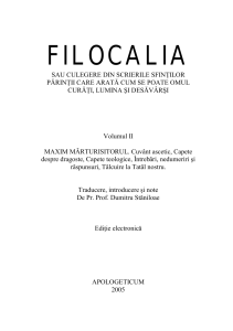 Filocalia ii