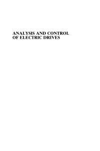Analysis and Control of Electric Drives - 2020 - Mohan