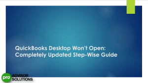 Troubleshoot QuickBooks 2023 Won’t Open Expert Fixes