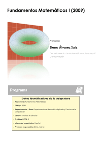 FUNDAMENTOS MATEMÁTICOS I (con MATLAB)(2009)(OCW-UC)