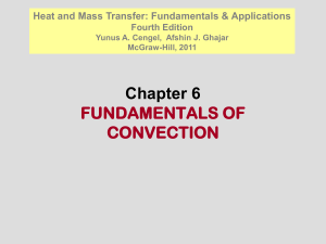 Fundamentals of Convection (Summary)(1)