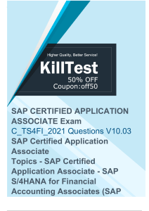 SAP C TS4FI 2021 Exam Questions - Get Success in Your C TS4FI 2021 Exam Easily