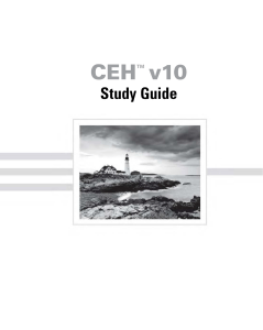 CEH v10 Certified Ethical Hacker Study Guide by Ric Messier