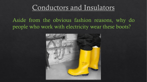 P502 - Conductors and Insulators