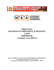 Business Environment & Business Laws (1) (1)