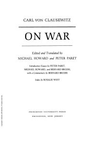EWS On War Reading Book 1 Ch 1 Ch 2