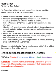 (THEMES) Golden Boy Quotes  Chapters 1-5  Copy