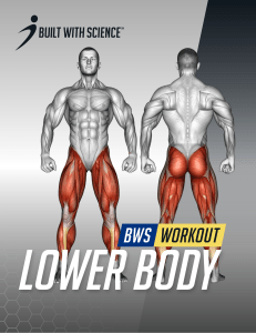Built With Science Lower Body Workout