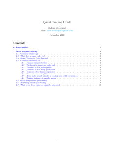 Quant Trading Guide v0-1