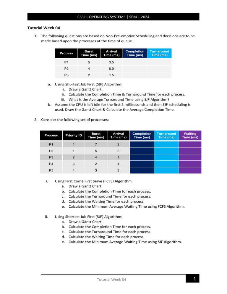 Tutorial Week 04