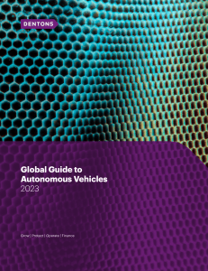 Dentons Global Guide to Autonomous Vehicles 2023