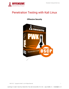 OSCP PWK v2.0.1 