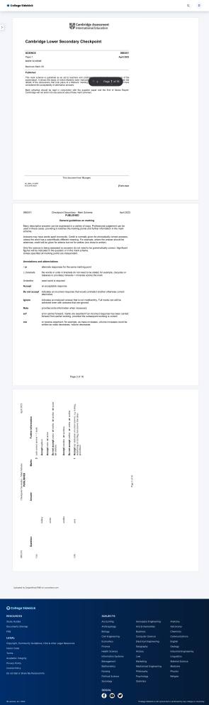 1-MS.pdf - Cambridge Lower Secondary Checkpoint SCIENCE 0893 01 Paper 1 ...