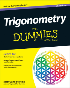 Trigonometry For Dummies - Sterling, Mary Jane [SRG]