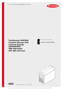 Fronius - Manual de instrucciones - ES