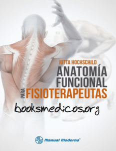 Anatomia funcional para fisioterapeutas