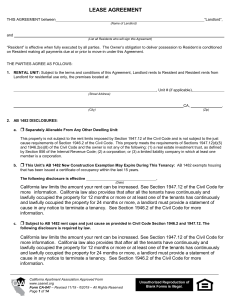 CA 041 Lease -Agreement