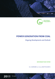 Power Generation from Coal2011