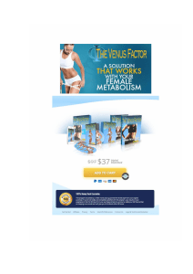 The Venus Factor 12 Week Fat Loss System PDF Download John Barban