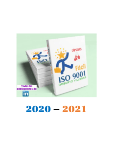 Libro Cápsulas ISO 9001 Fácil 2020-2021