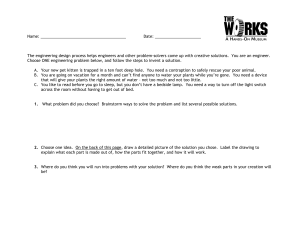 Engineering Design Activity